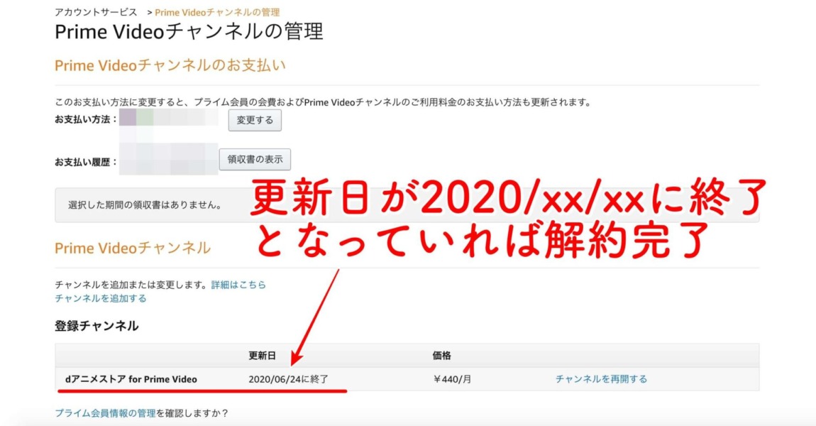 Dアニメストア For Prime Videoの解約方法を画像付きで解説 Yuta Life Blog